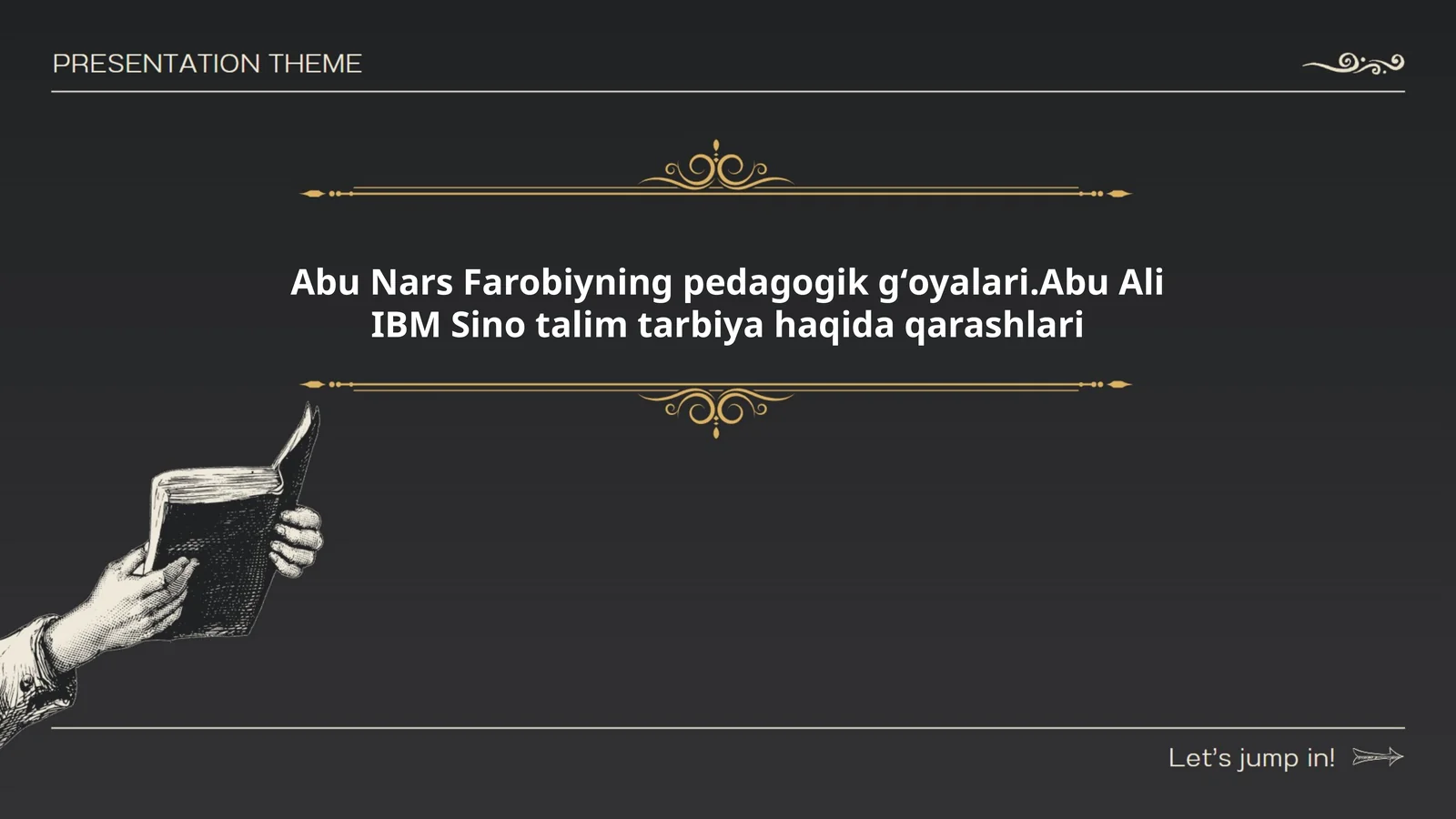 Abu Nasr Farobiyning pedagogik gʻoyalari