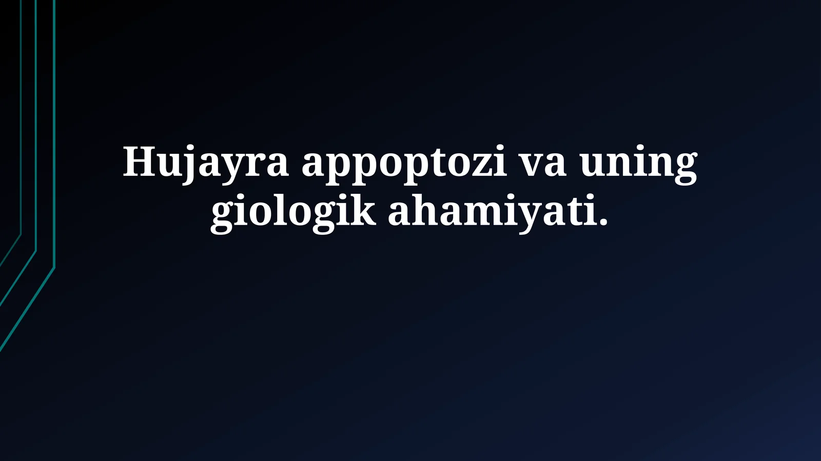 Apoptosis: Ta'rif, Xususiyatlar va Mexanizmlar