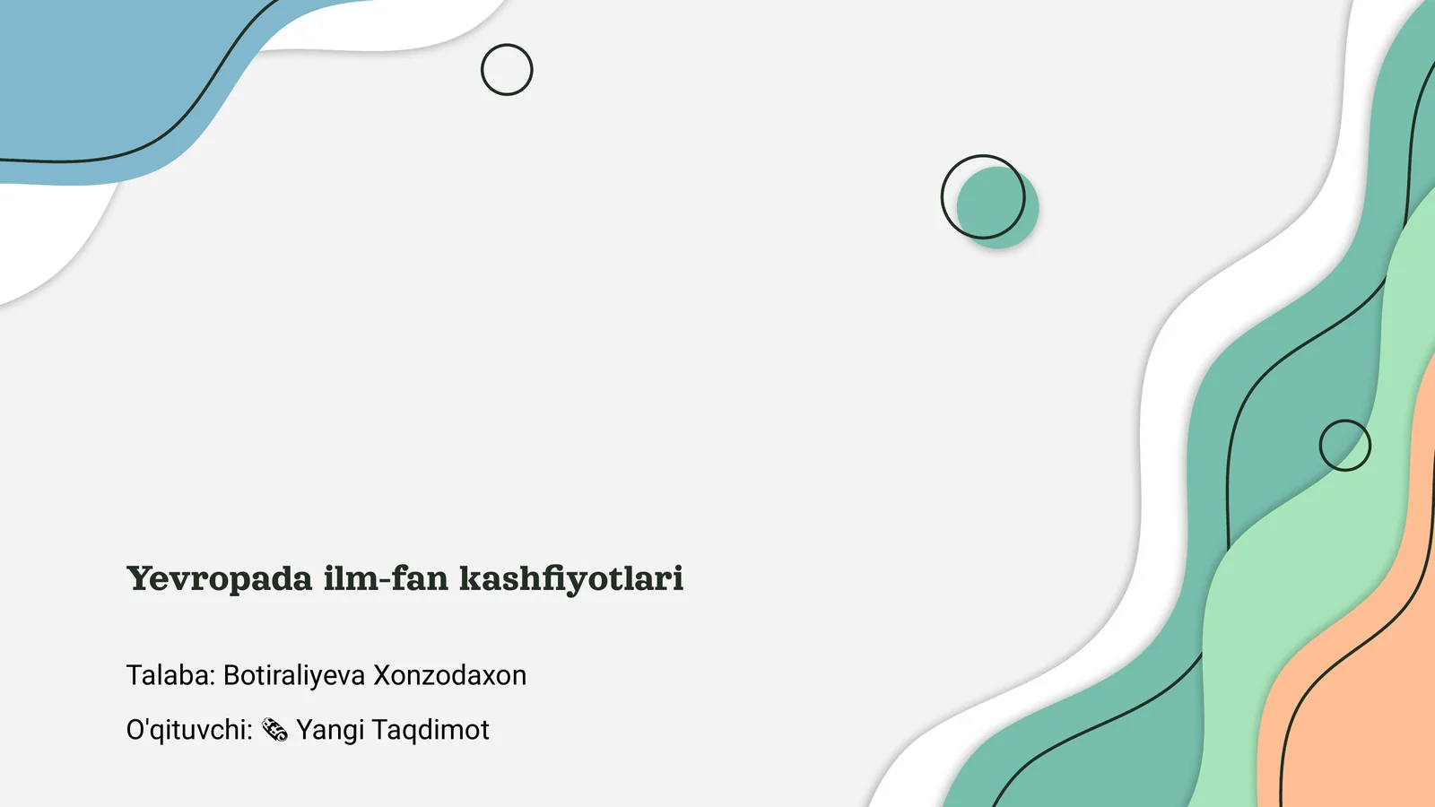 Yevropada ilm-fan kashfiyotlari