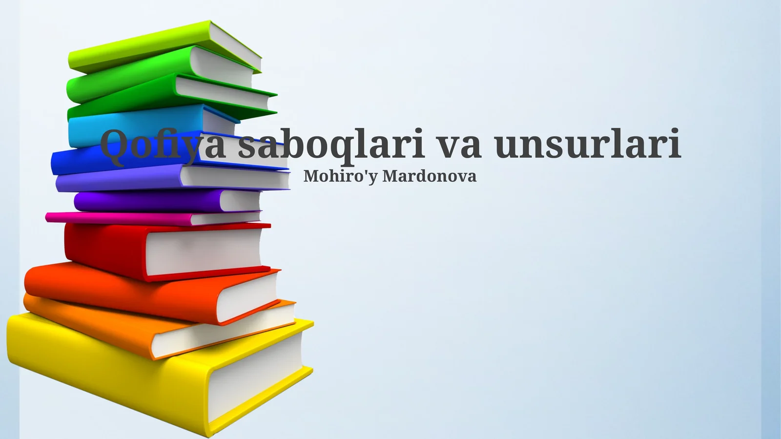 Qofiya saboqlari va unsurlari