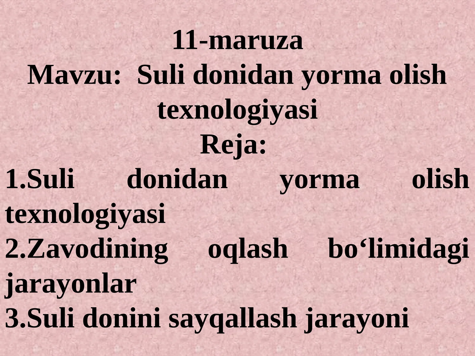 Sulidonidanyormaolishtexnologiyasi