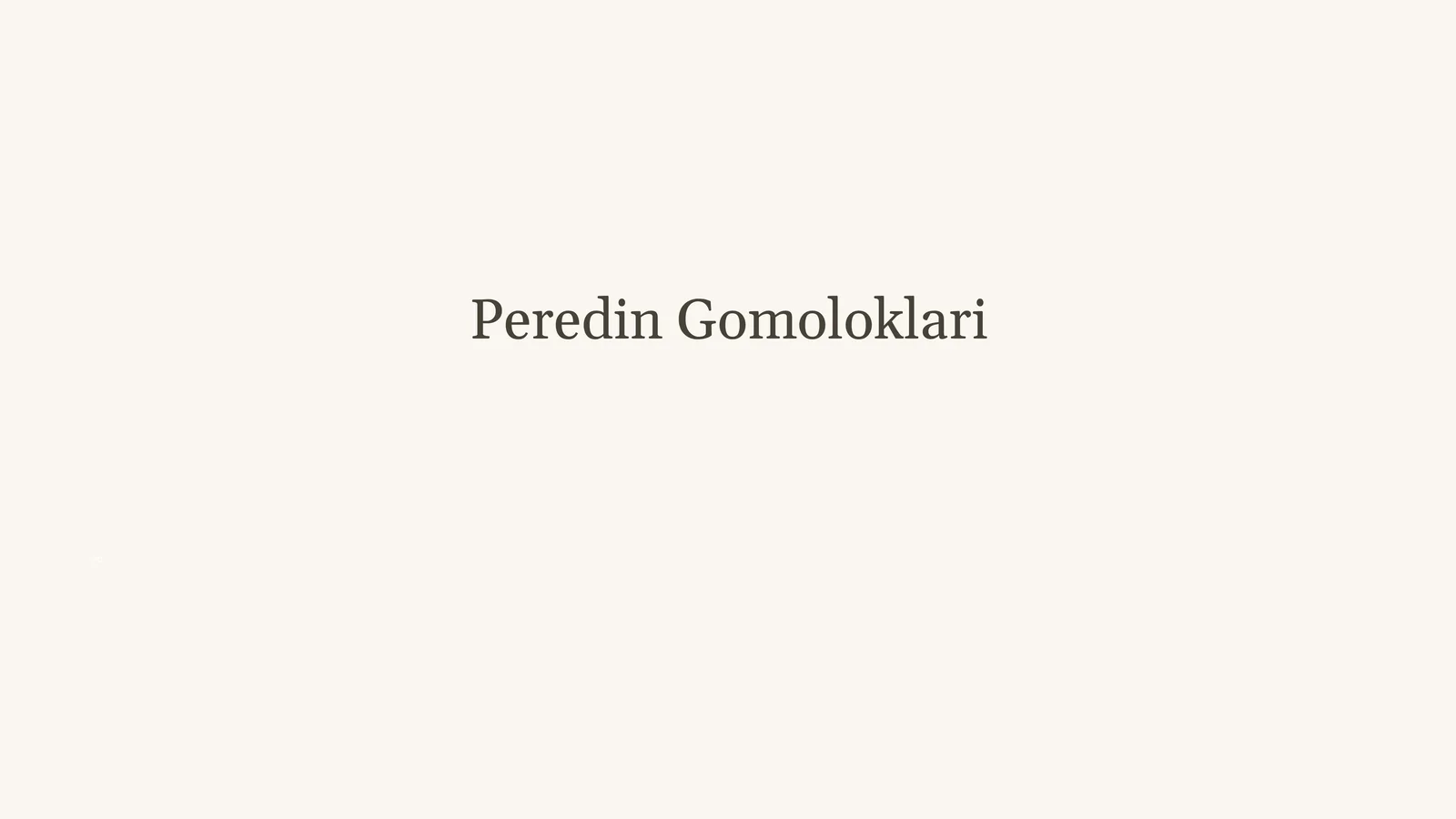 Peredin Gomoloklari