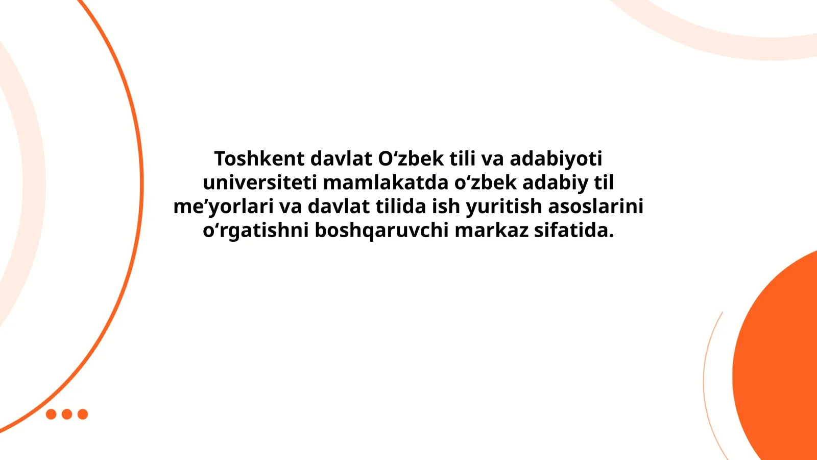 Toshkent davlat Oʻzbek tili va adabiyoti universiteti