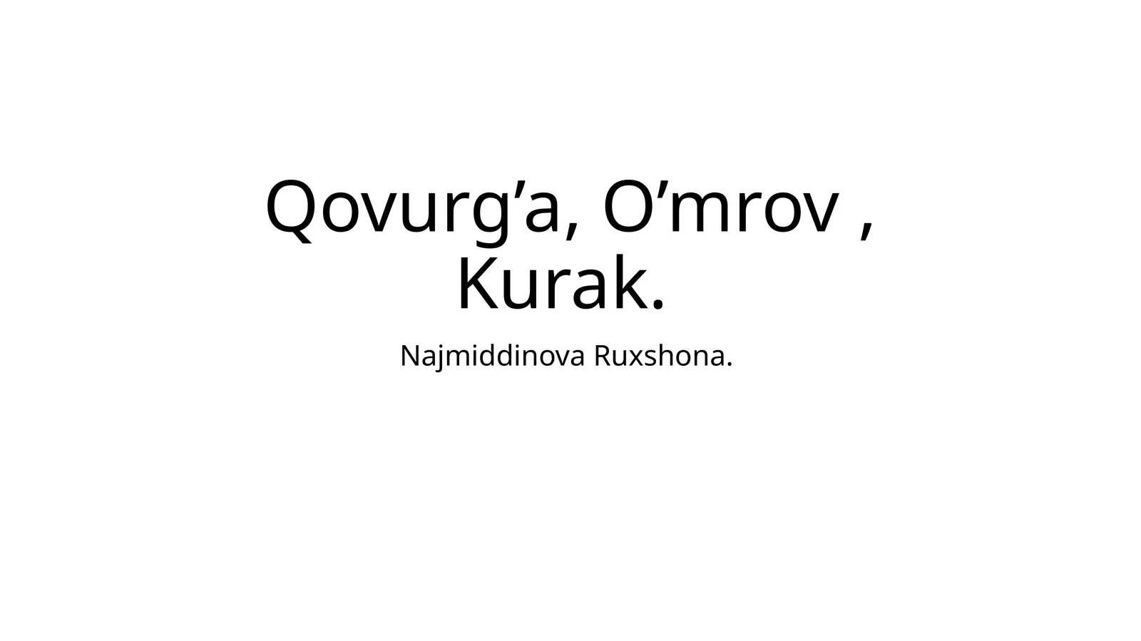 Qovurg’a
