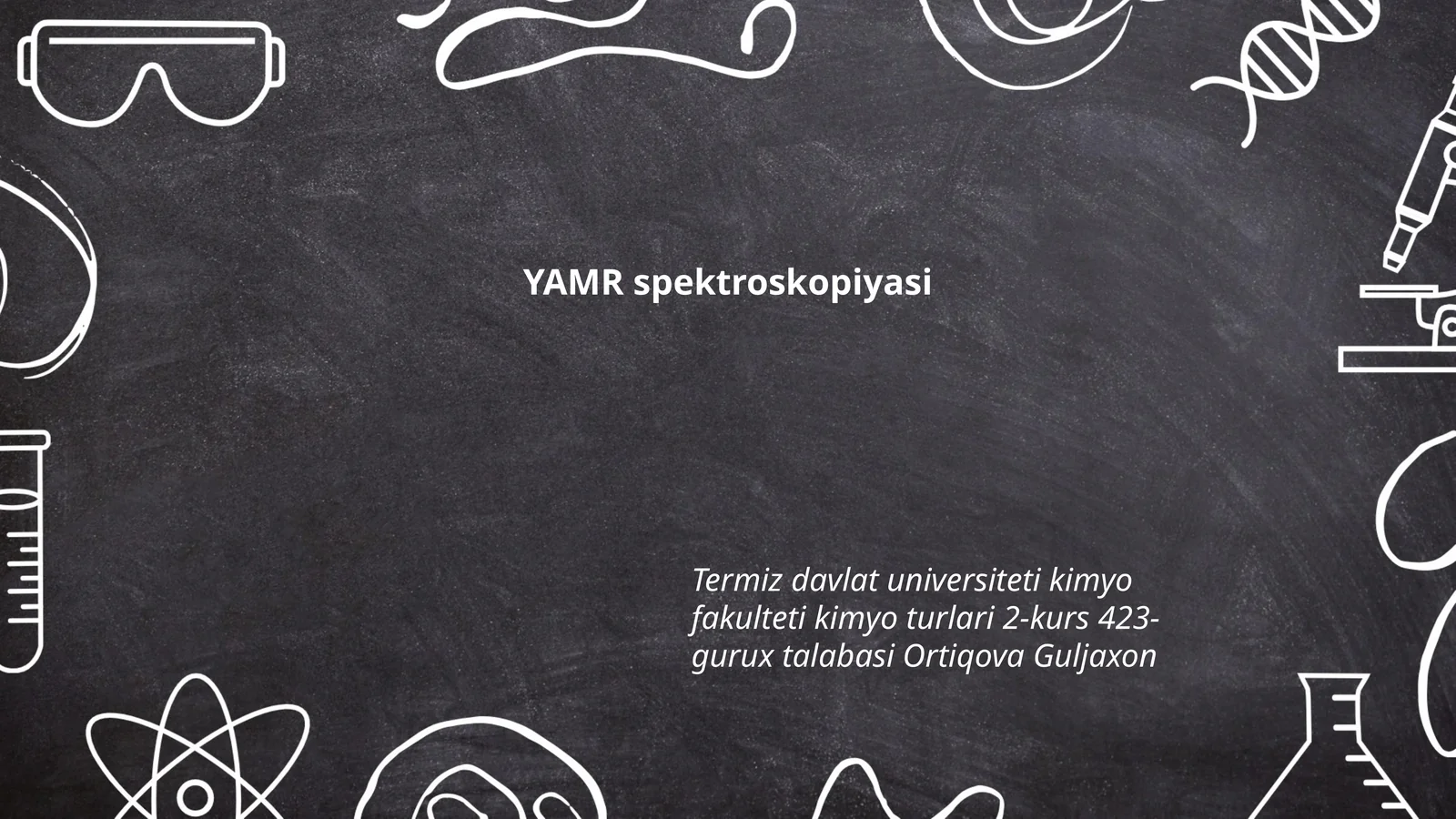 YAMR spektroskopiyasi