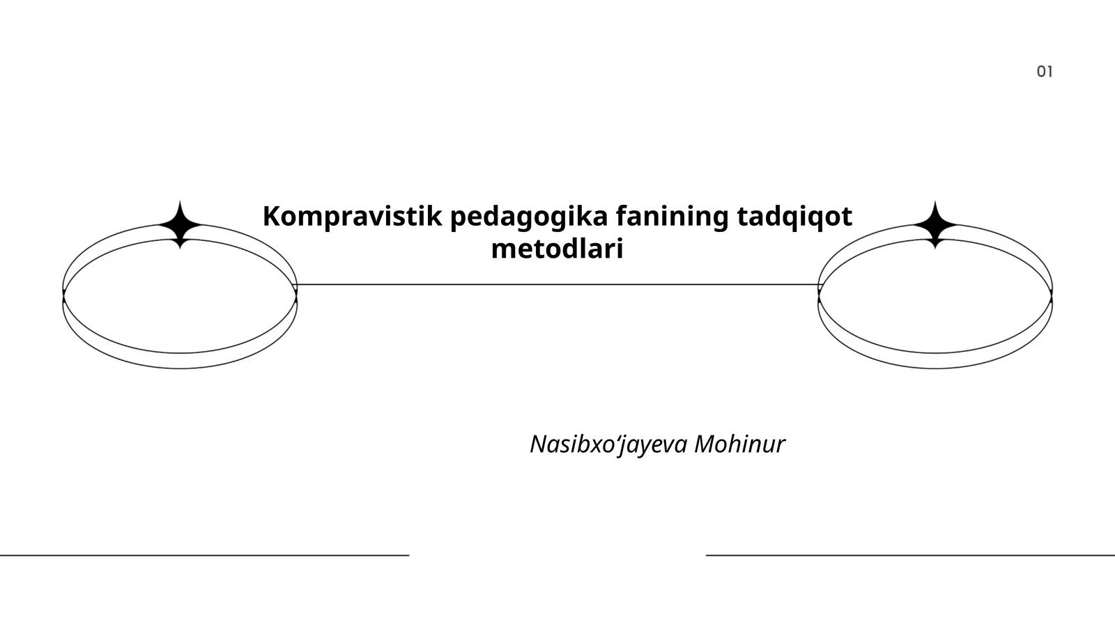 Kompravistik pedagogika fanining tadqiqot metodlari