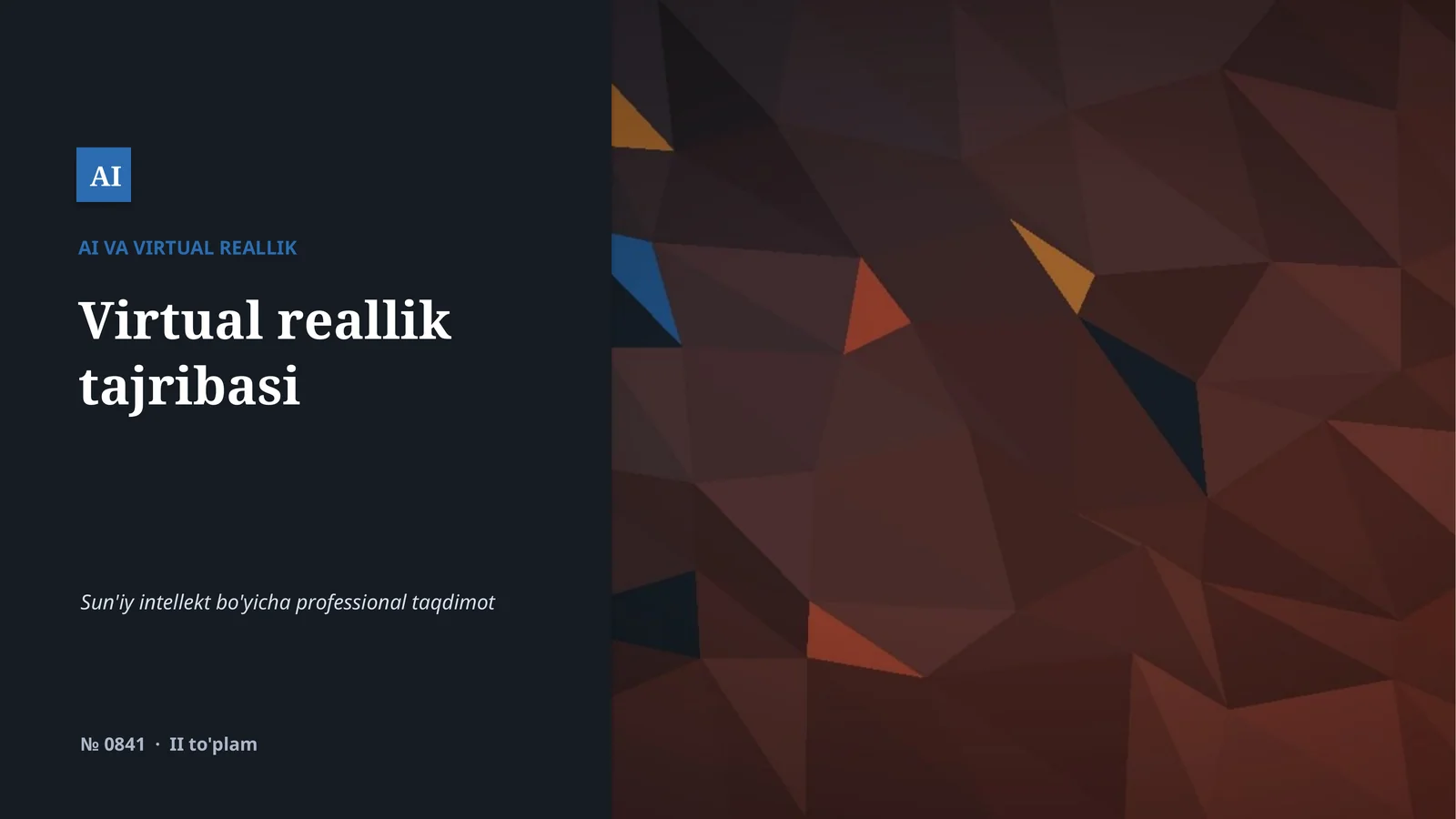 AI VA VIRTUAL REALLIK