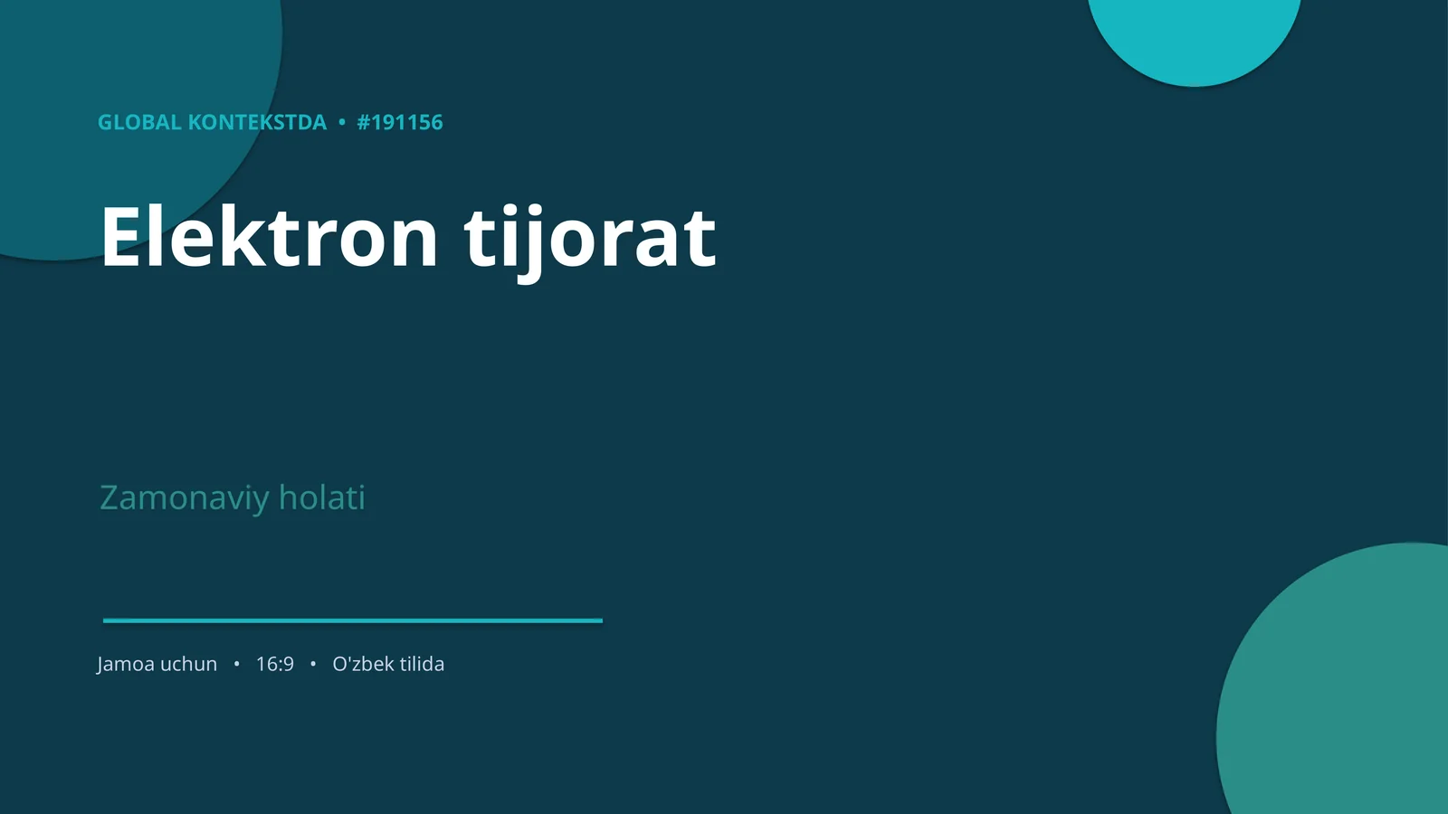 Elektron tijorat