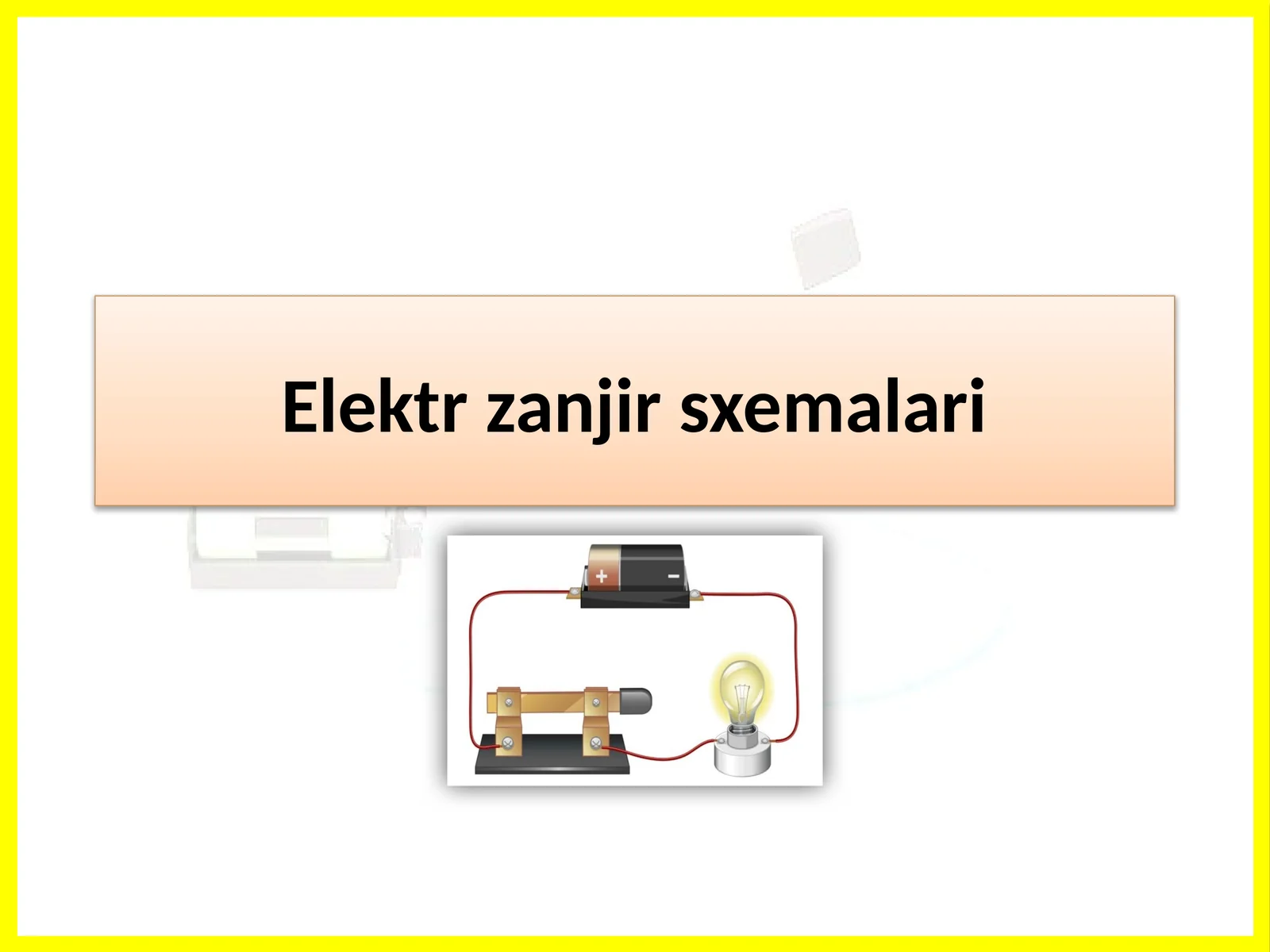 Elektrzanjirsxemalari