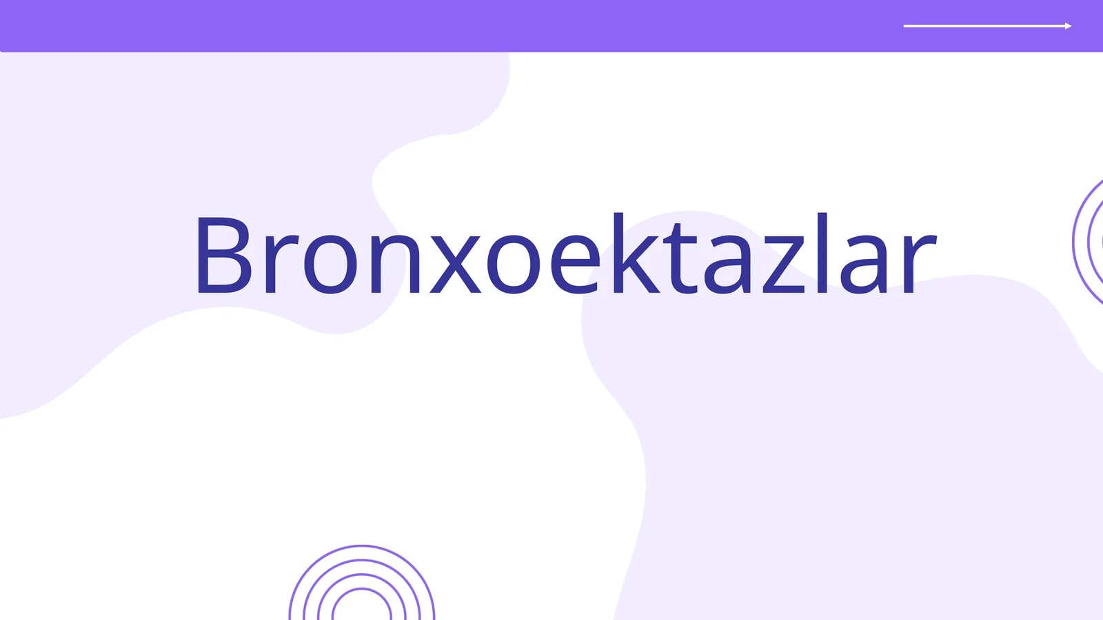 Bronxoektazlar