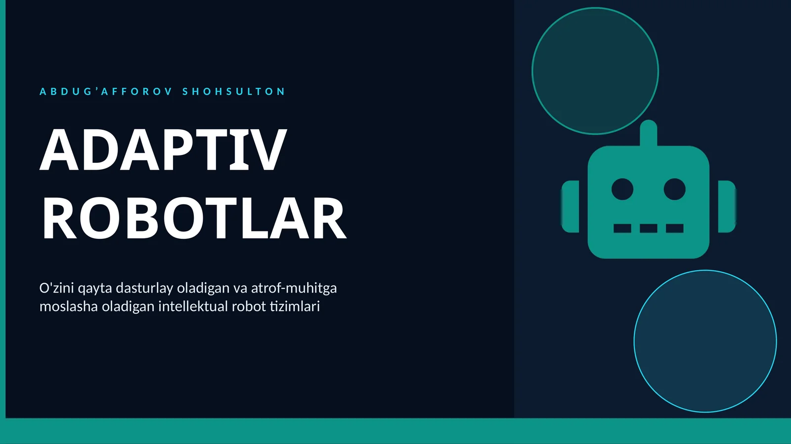 Adaptiv Robotlar