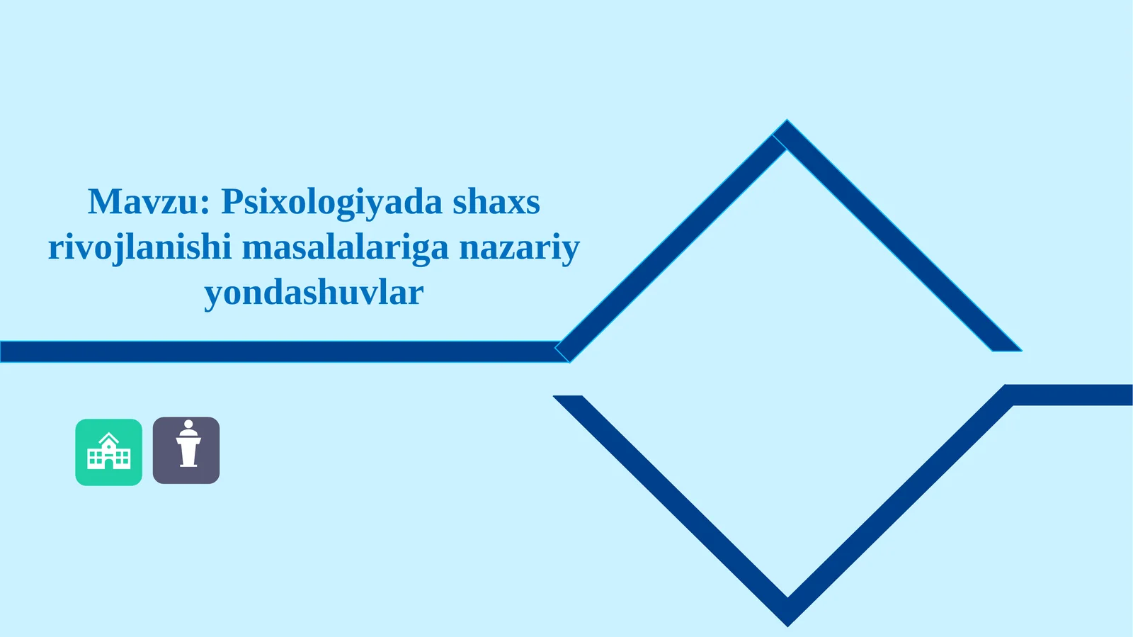 Psixologiyada shaxs rivojlanishi masalalariga nazariyyondashuvlar