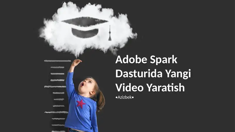 Adobe Spark Dasturida Yangi Video Yaratish