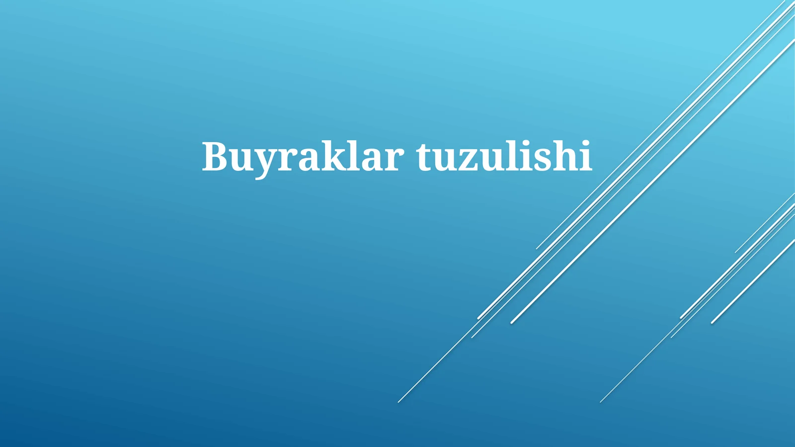 Buyraklartuzulishi