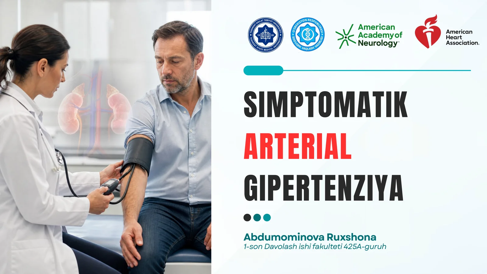 SIMPTOMATIK ARTERIAL GIPERTENZIYA