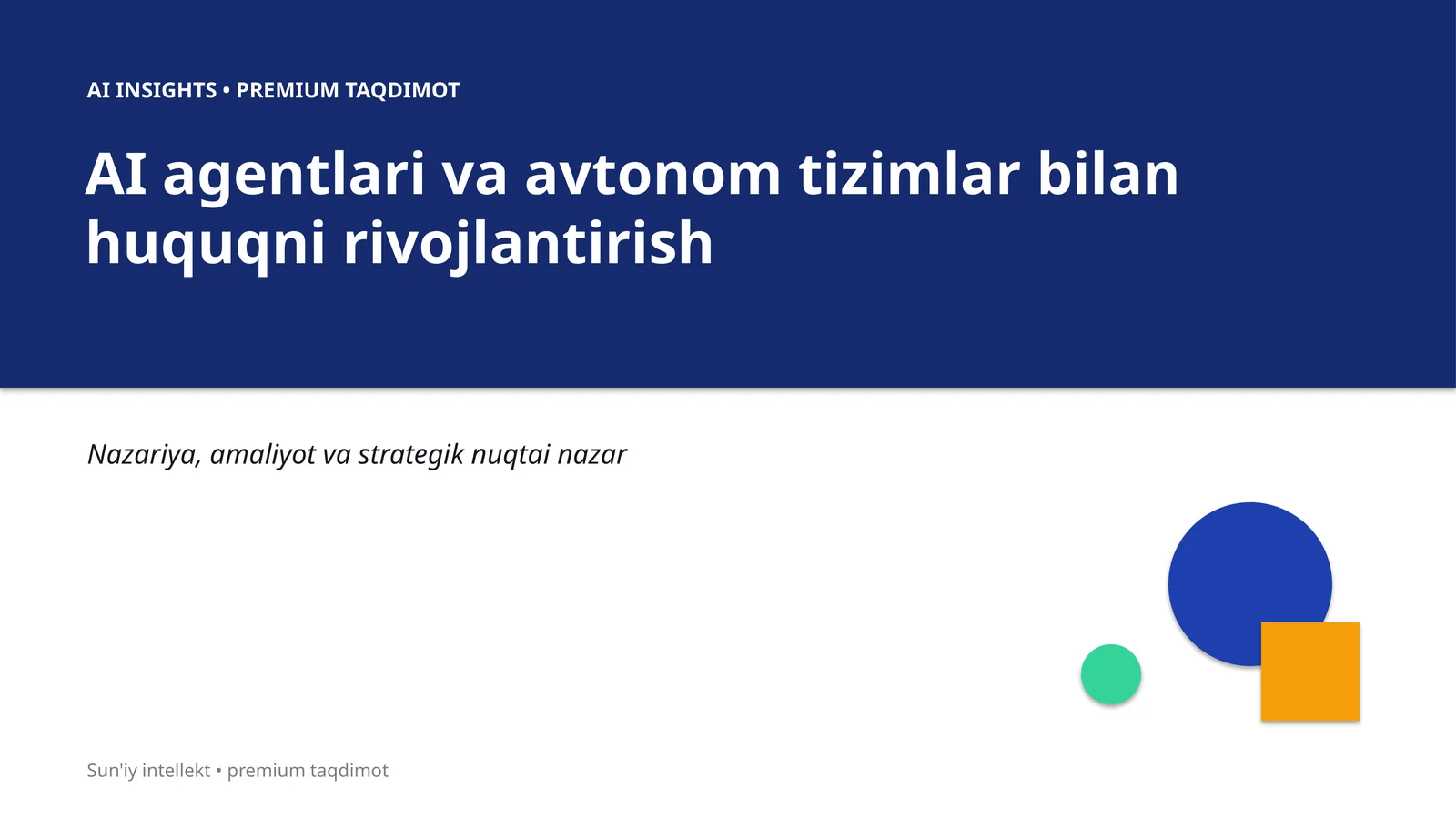 PREMIUM TAQDIMOT