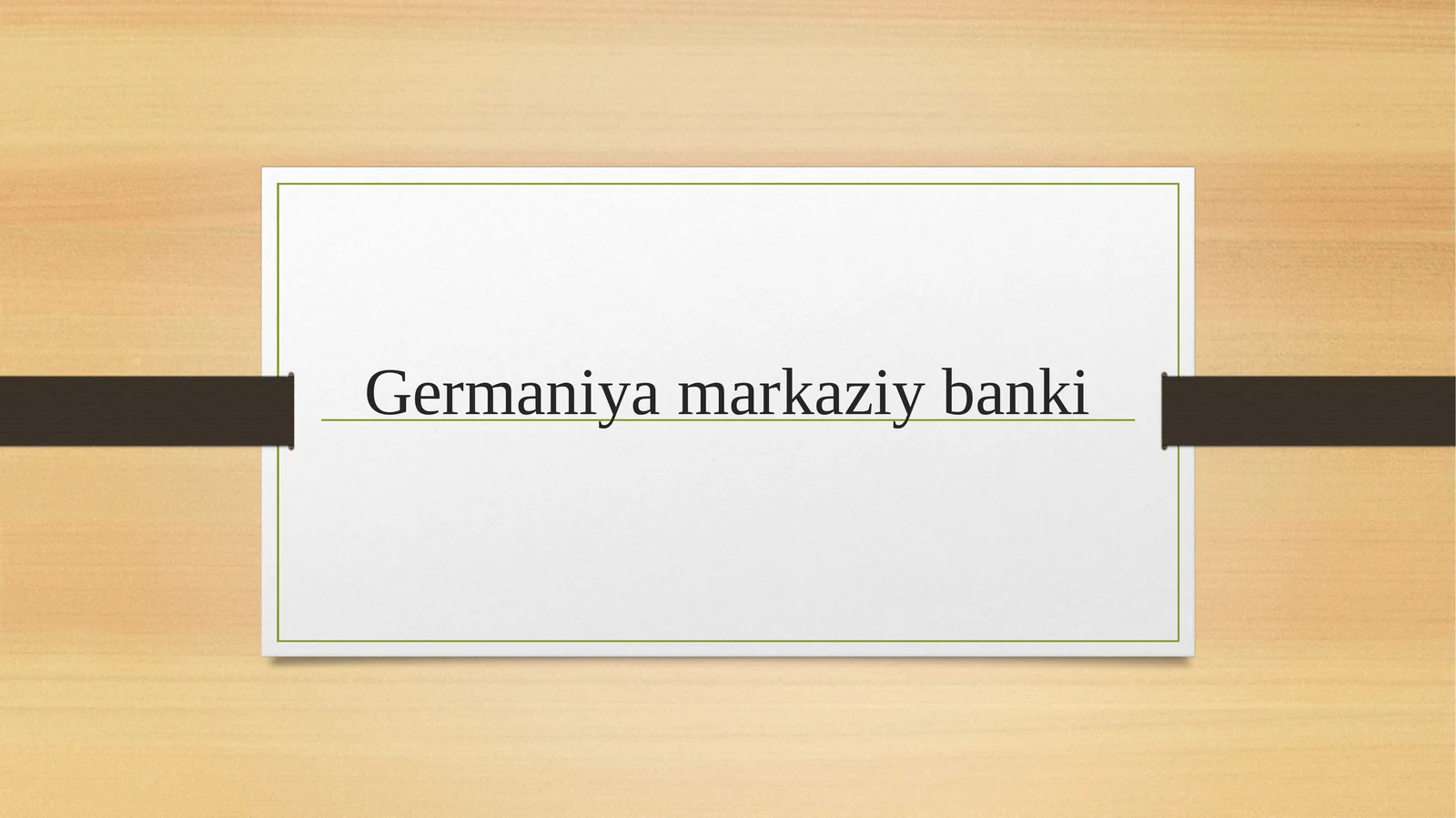 Germaniya markaziy banki