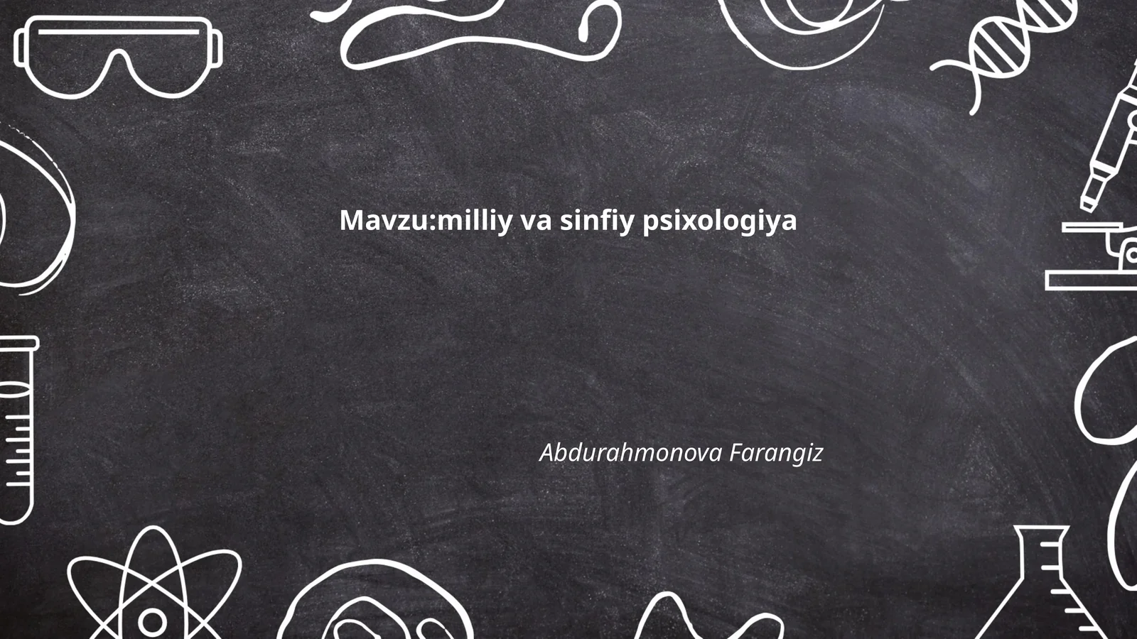milliy va sinfiy psixologiya