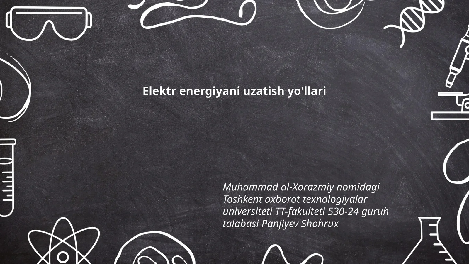 Elektr energiyani uzatish yo'llari