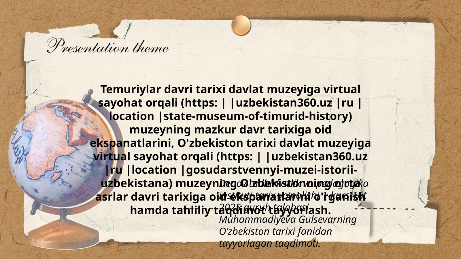 Temuriylar davri tarixi davlat muzeyi