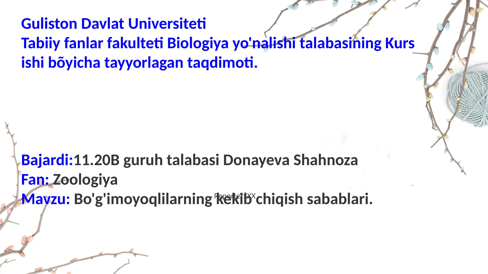 Bo'g'imoyoqlilarning kekibchiqish sabablari