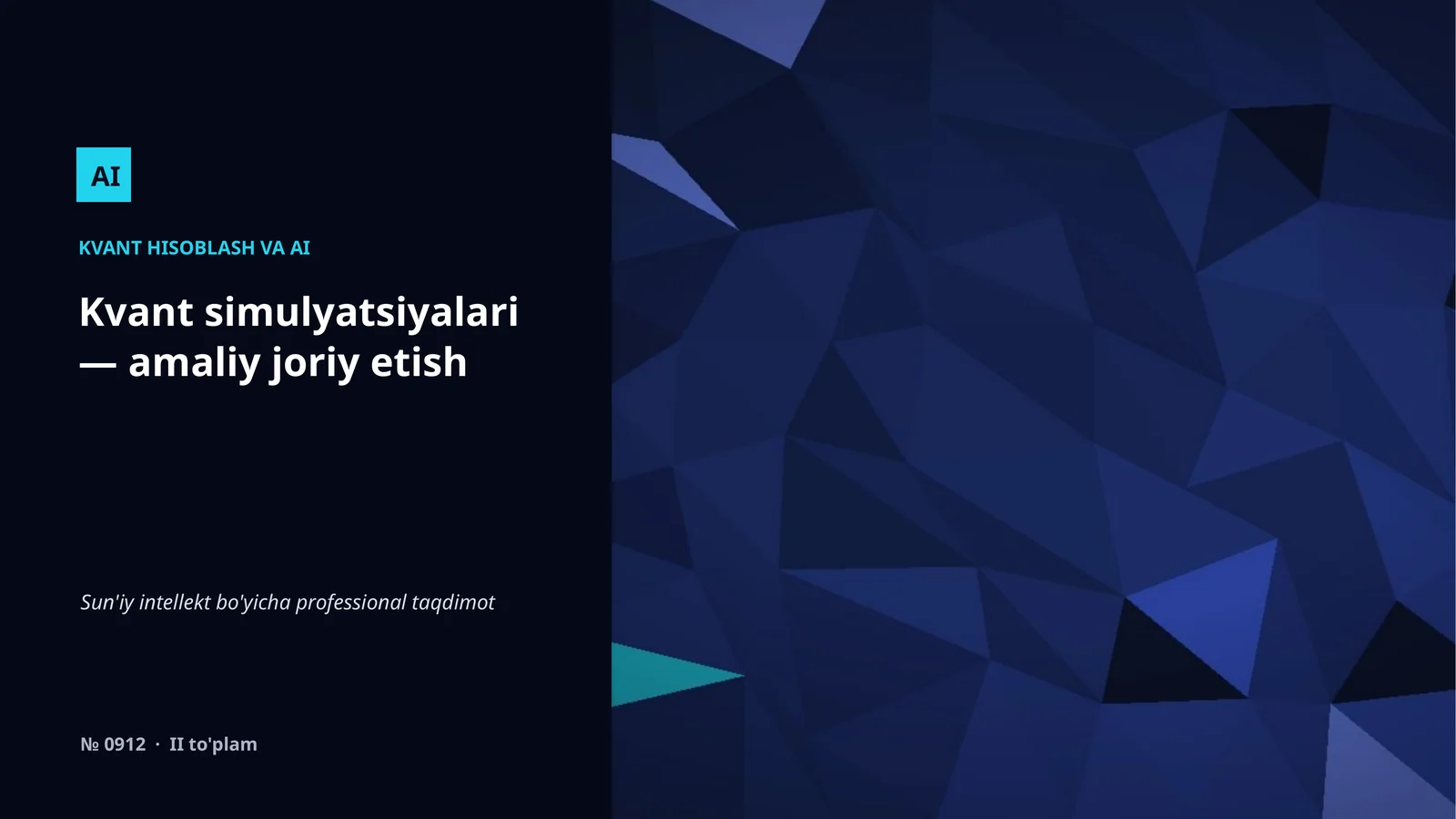 KVANT HISOBLASH VA AI