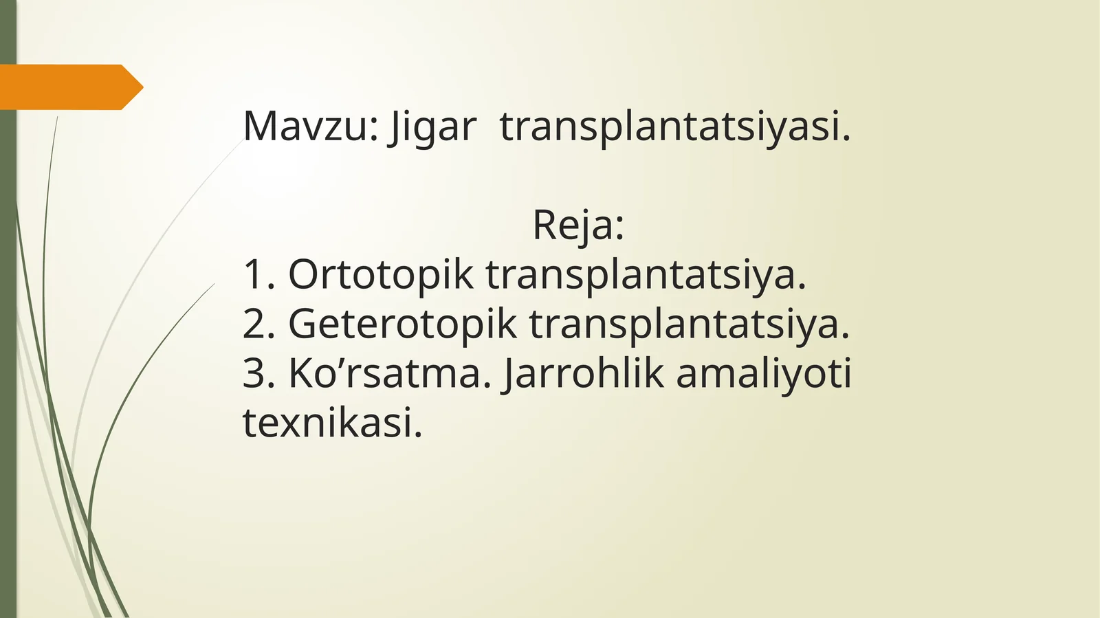 Jigar transplantatsiyasi