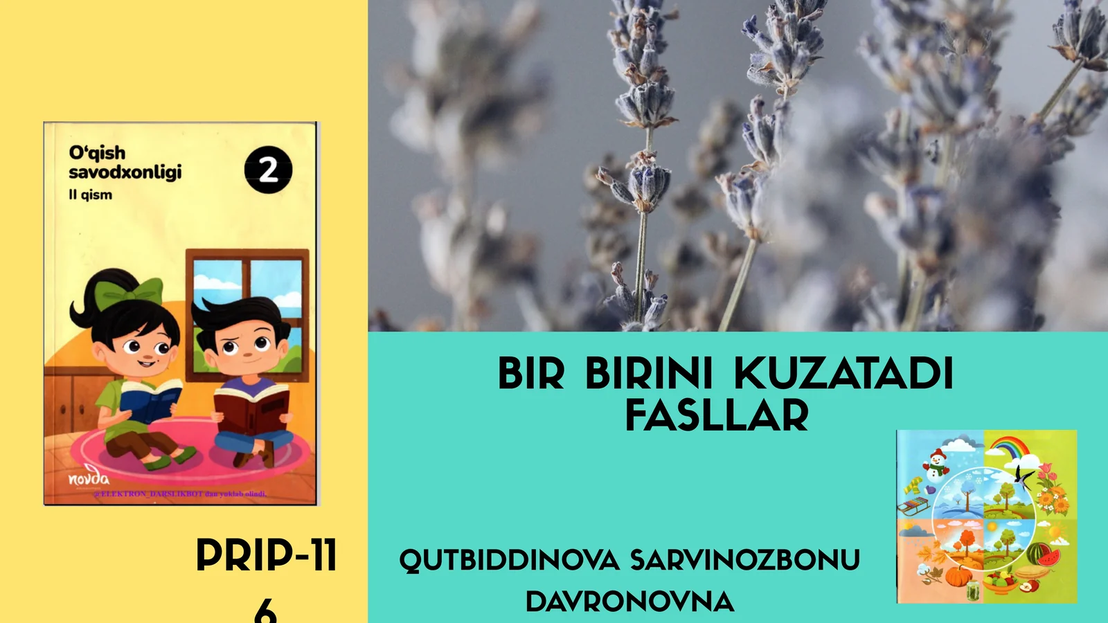 BIR BIRINI KUZATADI FASLLAR.