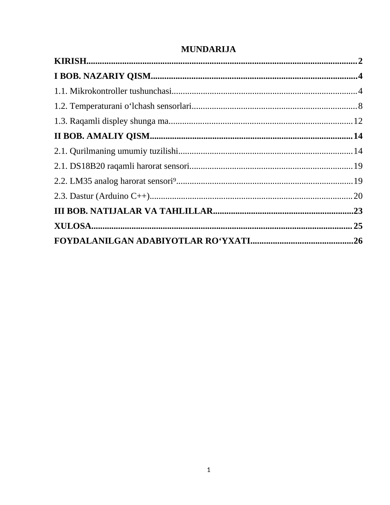 Raqamli termometrlar