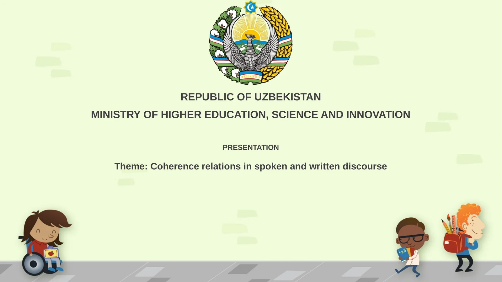 Coherence relations in spoken and written discourse