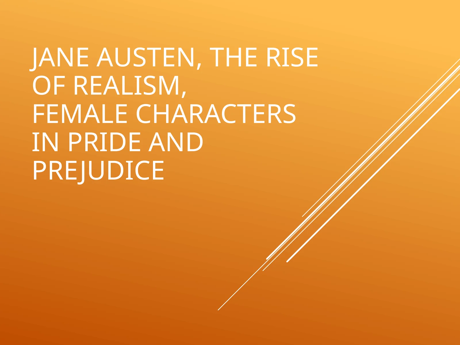 Jane Austen – Life and Background