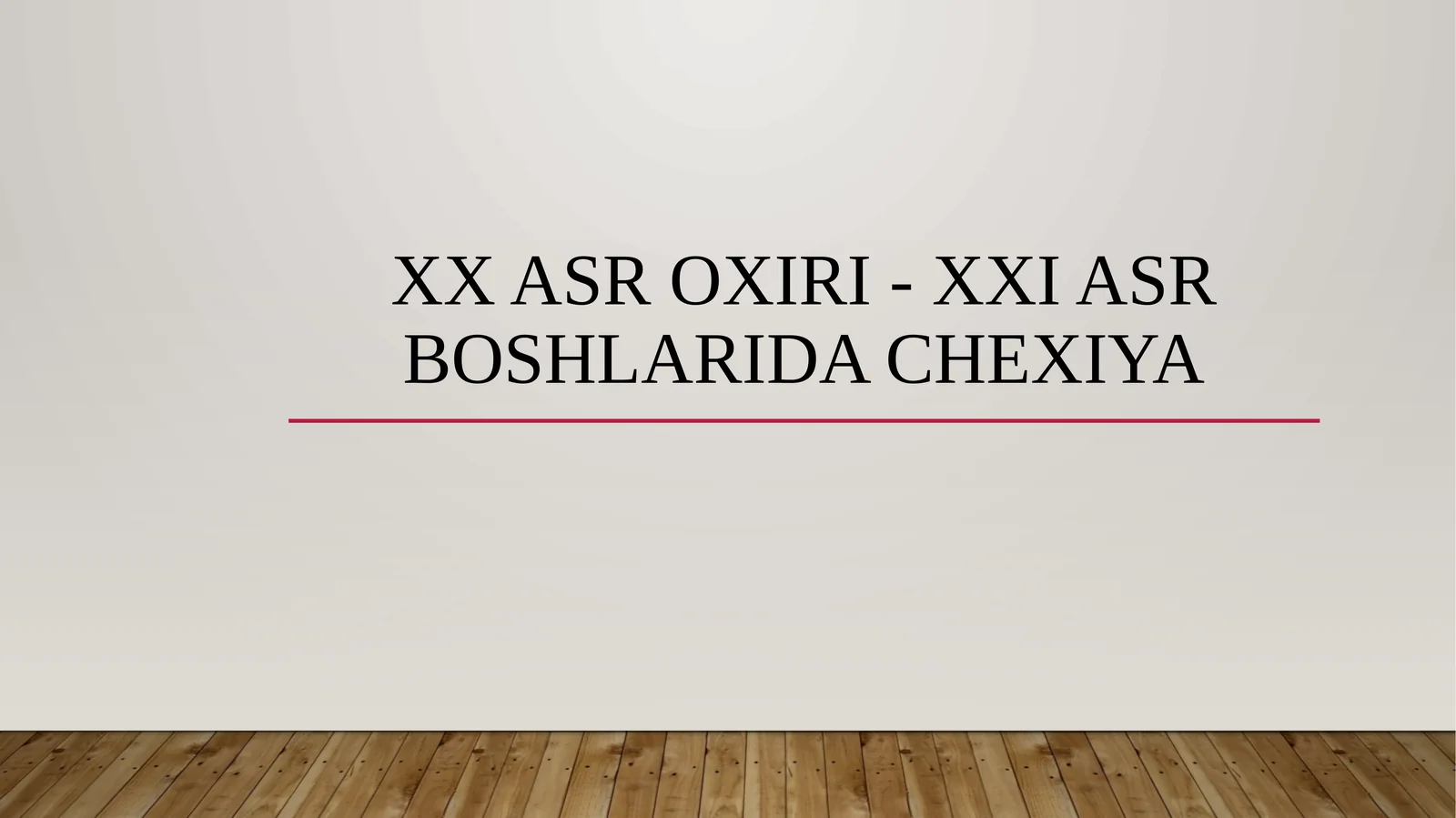 XX asr oxiri - XXI asr boshlarida Chexiya