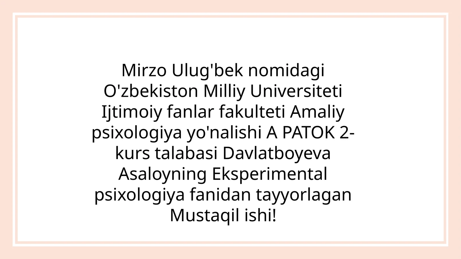 Ontaginezda diqqat rivojlanishining psixologik o'ziga hosliklari