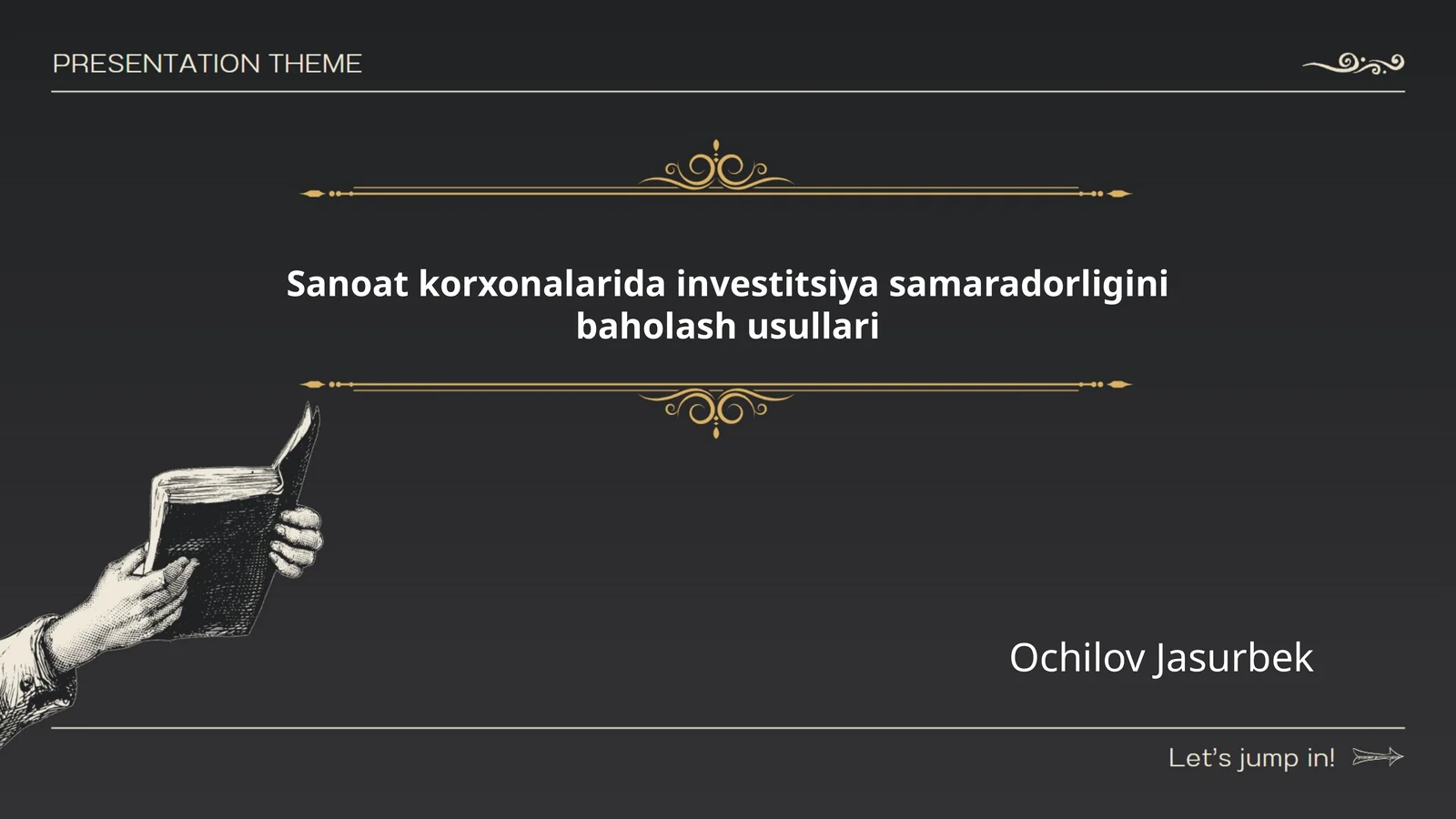 Sanoat korxonalarida investitsiya samaradorligini baholash usullari