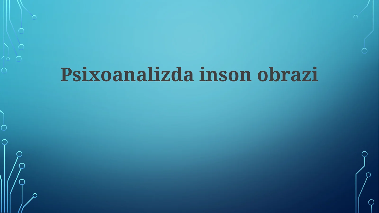Psixoanalizdainsonobrazi