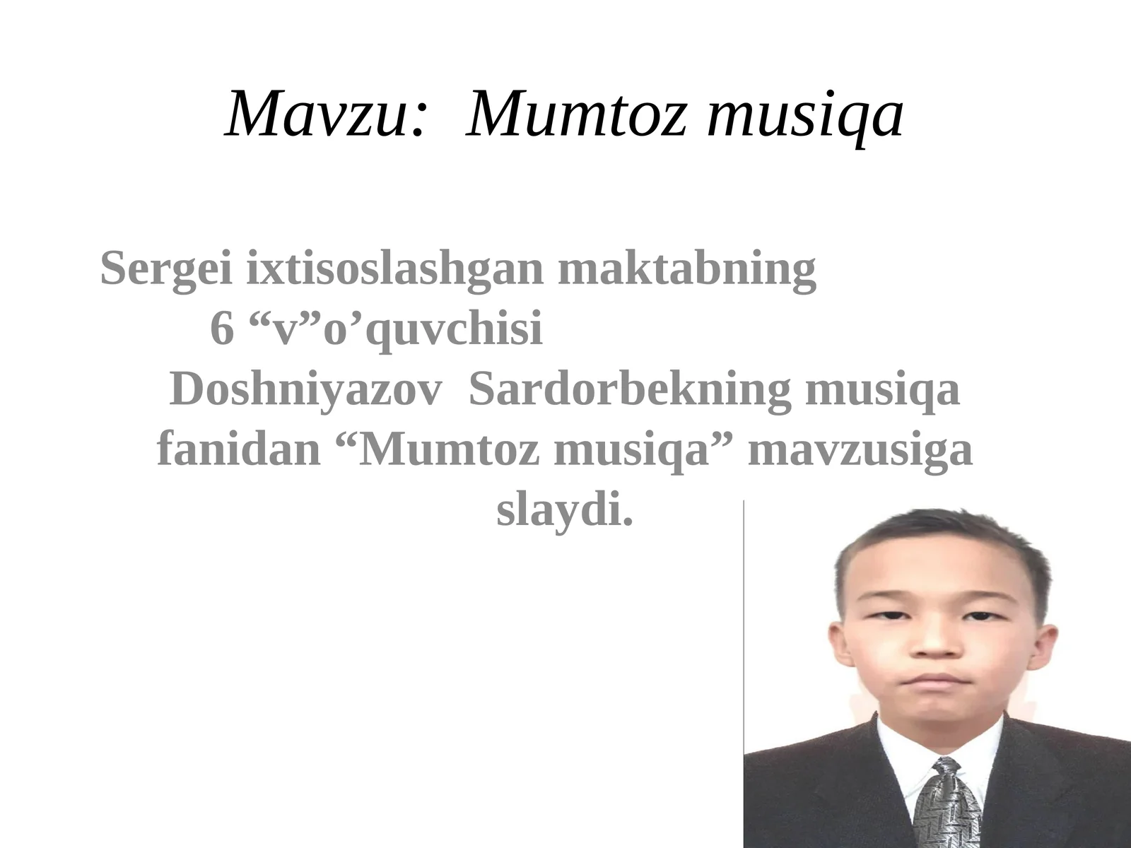 Mumtoz musiqa