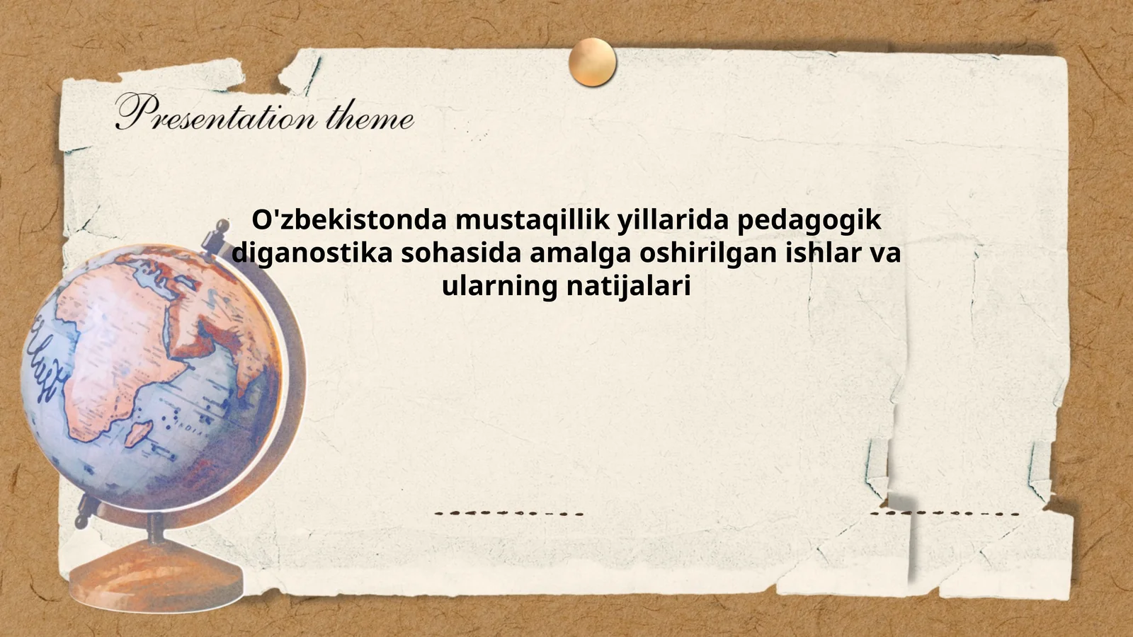 Mustaqillik Yillarida Pedagogik Diganostika Sohasida Amalga Oshirilgan Ishlar