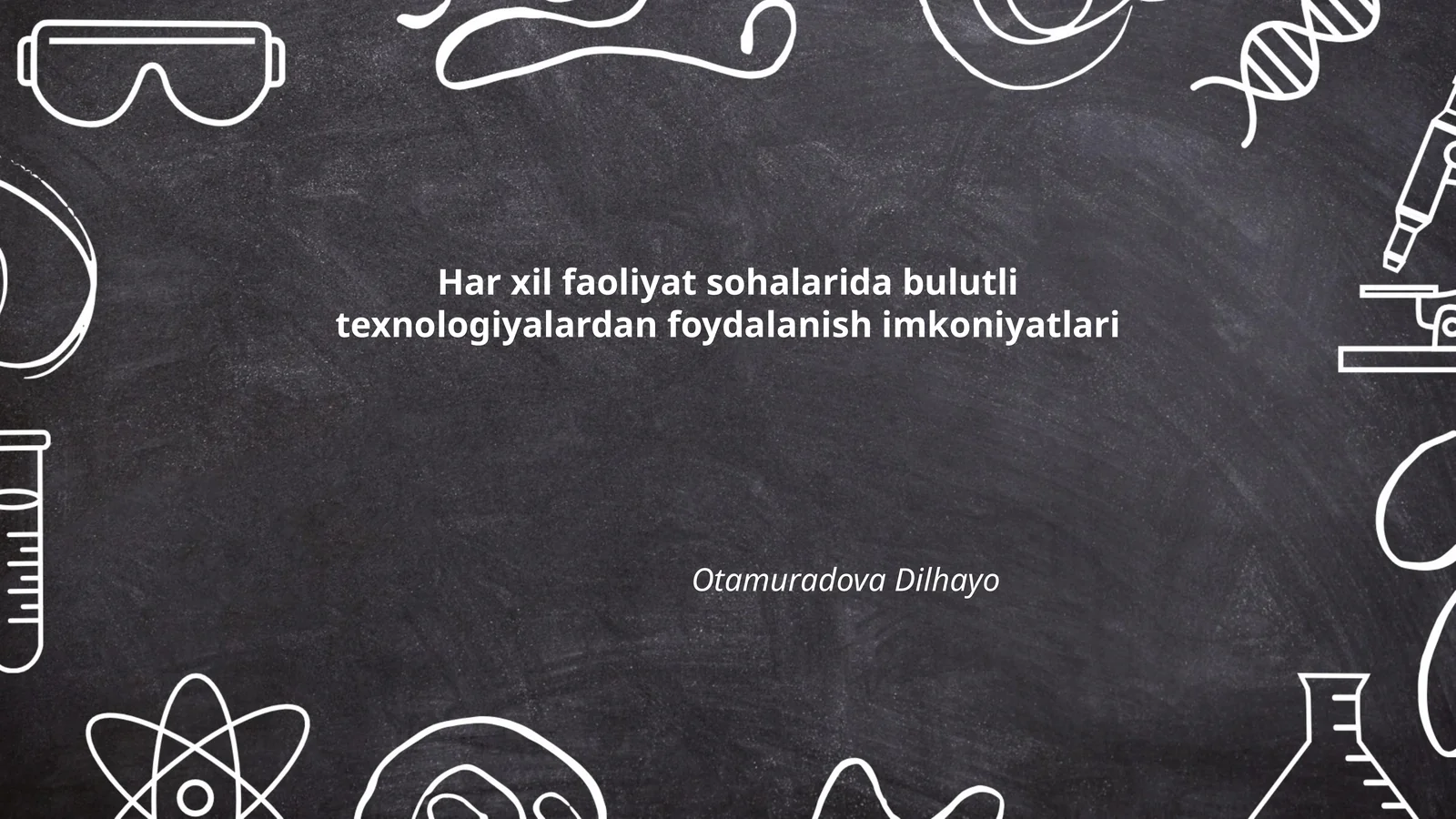 Har xil faoliyat sohalarida bulutli texnologiyalardan foydalanish imkoniyatlari