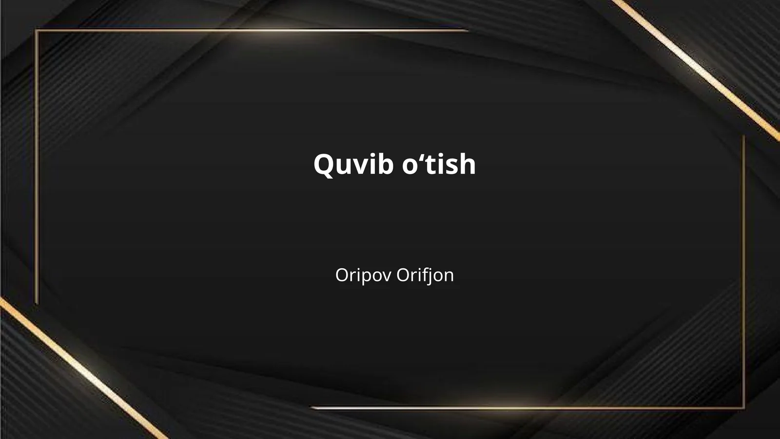 Quvib oʻtish