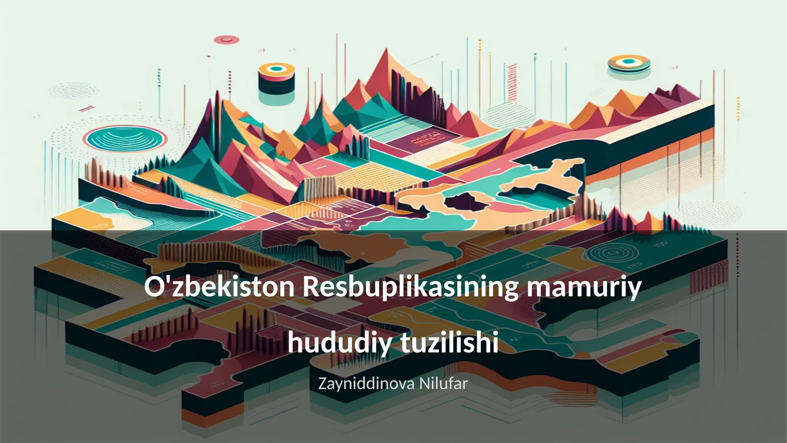 O'zbekiston Resbuplikasining mamuriy hududiy tuzilishi
