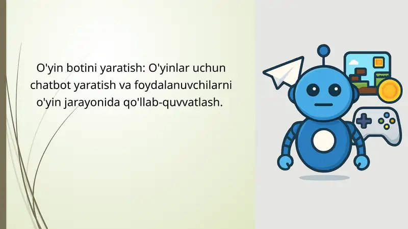 O'yin botini yaratish