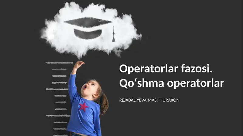 Operatorlar fazosi. Qo‘shma operatorlar