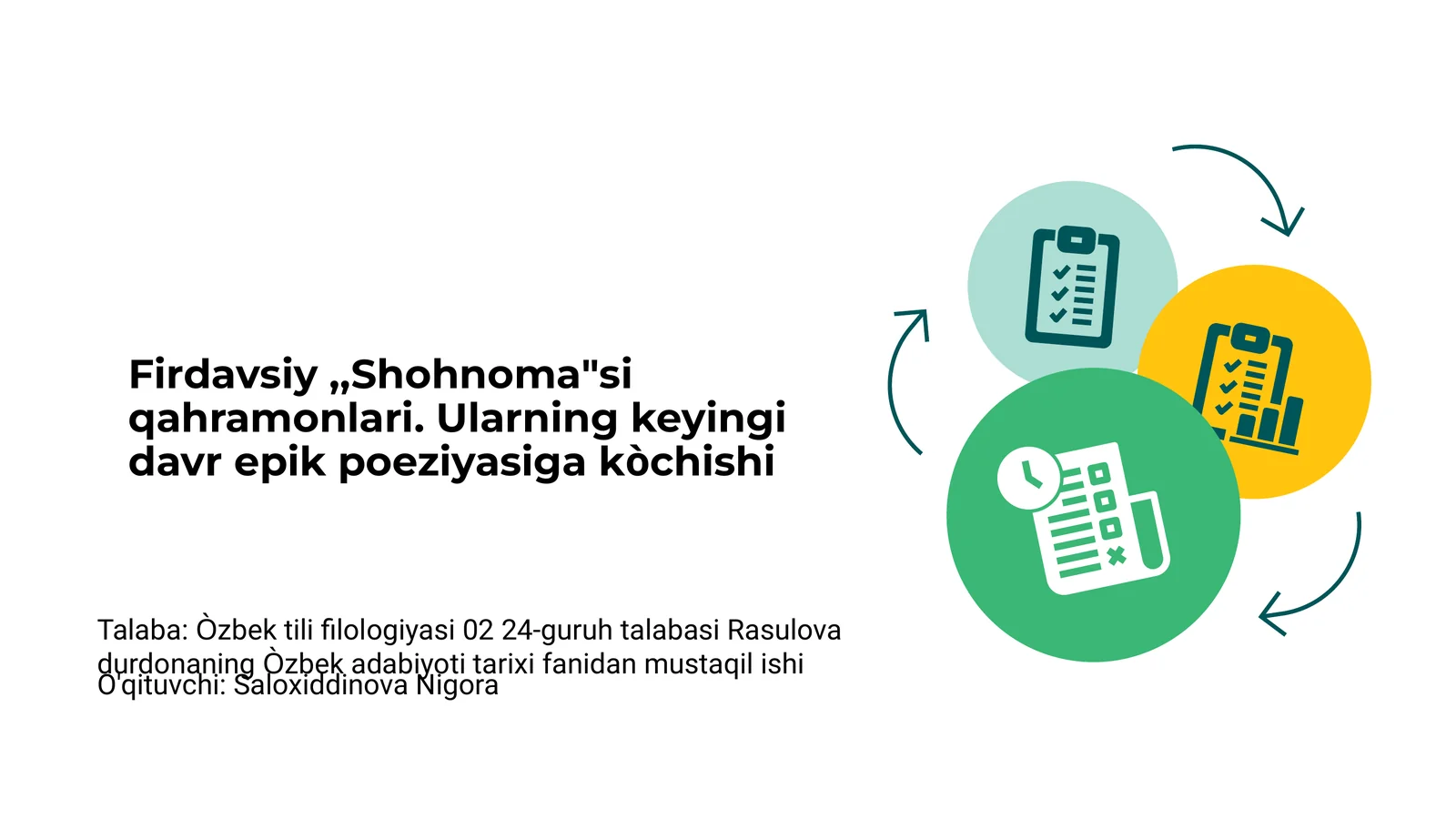 Firdavsiy va uning 'Shohnoma'si