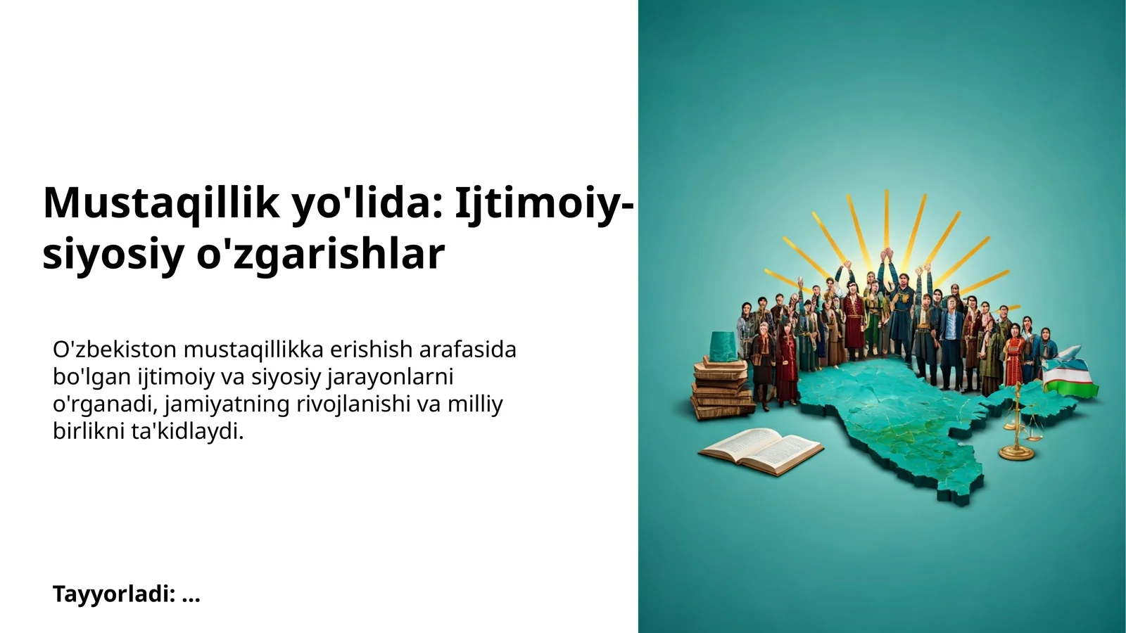 Ijtimoiy-siyosiy o'zgarishlar