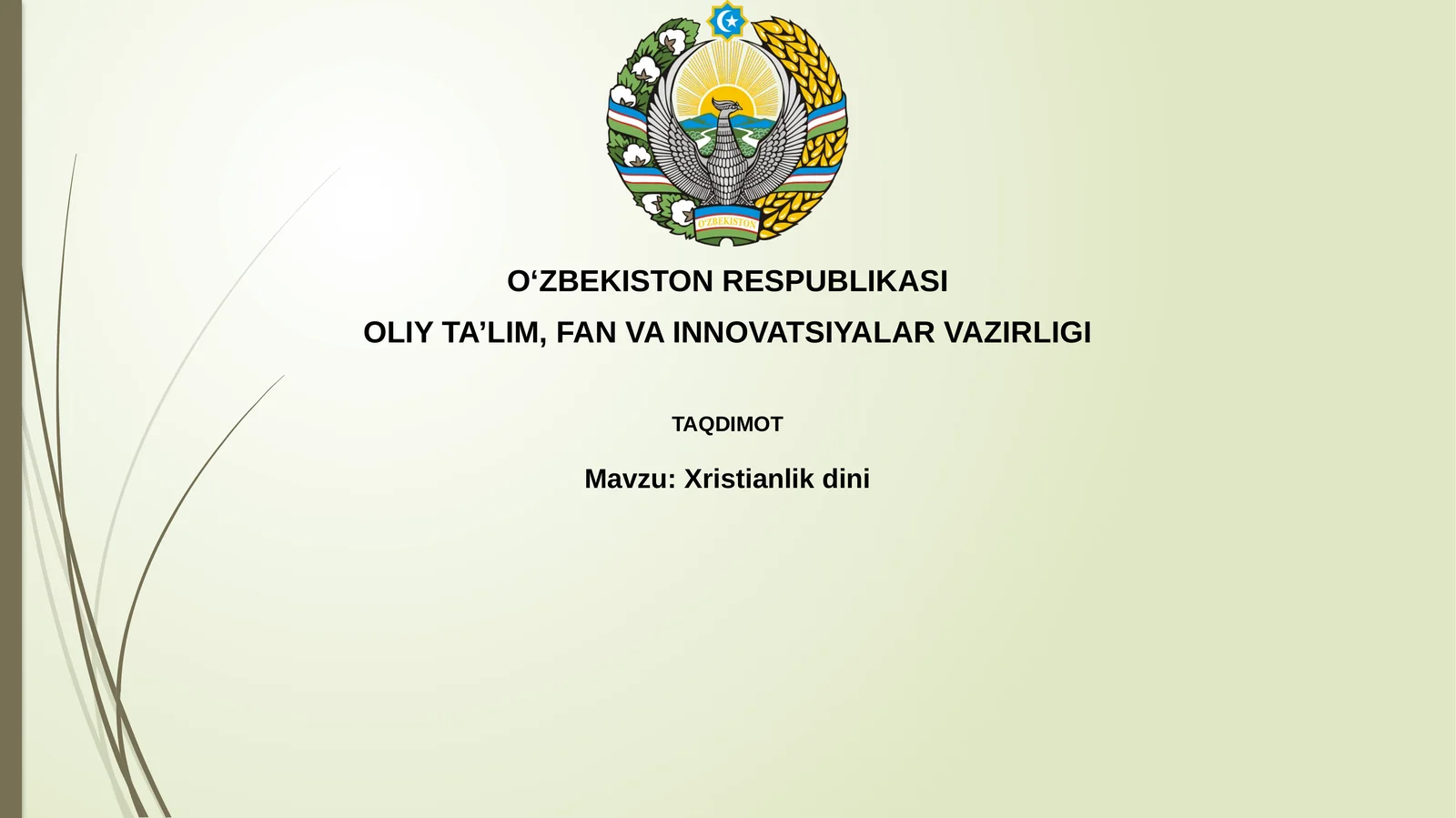 Xristianlikning kelib chiqishi va asosiy e'tiqodlari