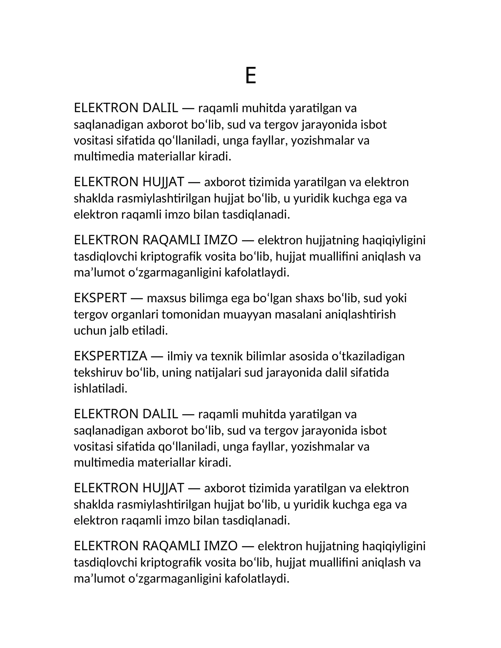 ELEKTRON DALIL