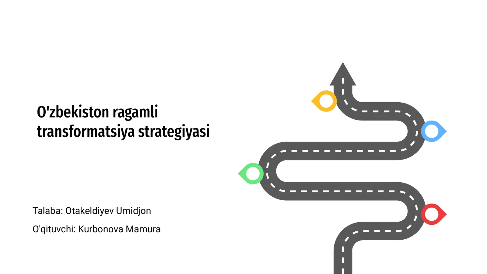 O'zbekiston ragamli transformatsiya strategiyasi