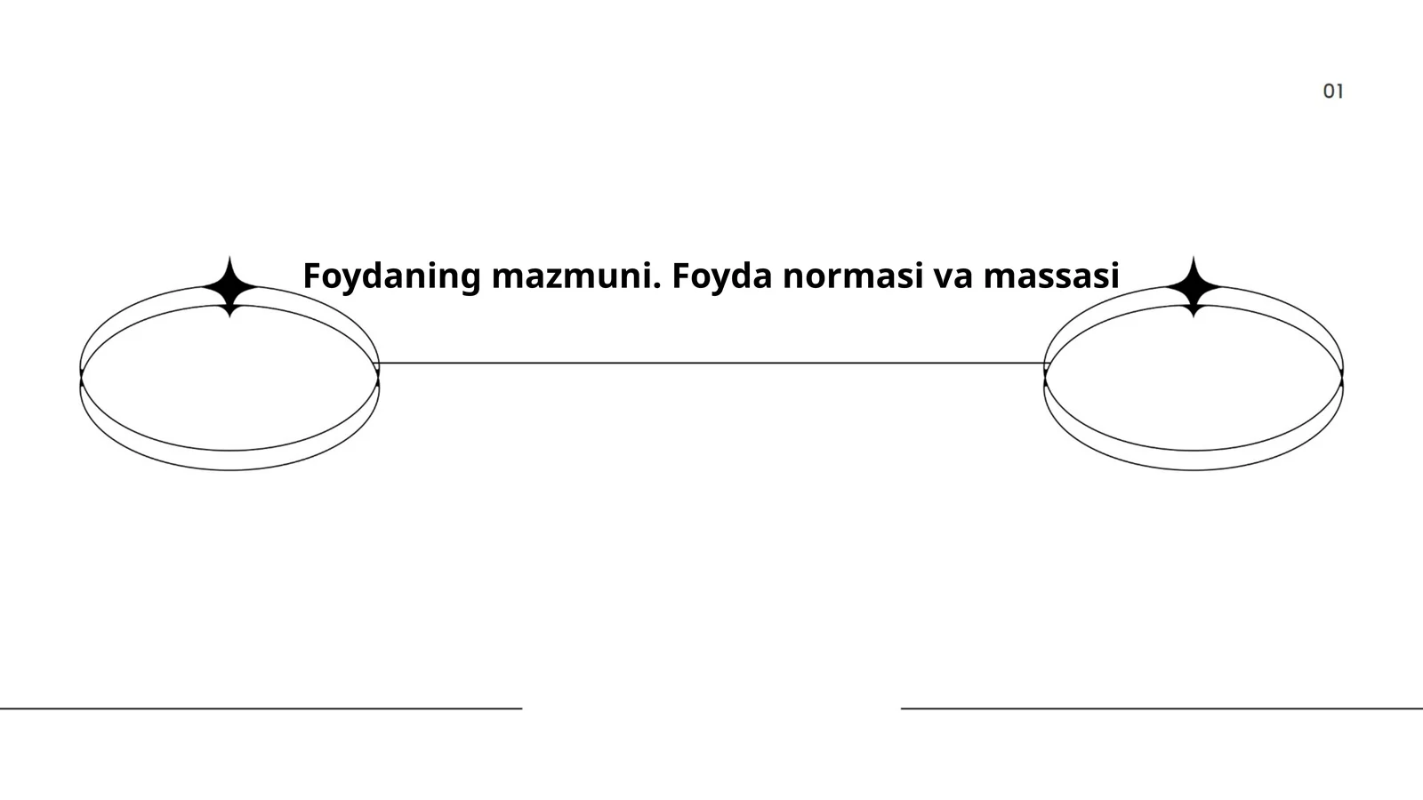 Foydaning mazmuni. Foyda normasi va massasi