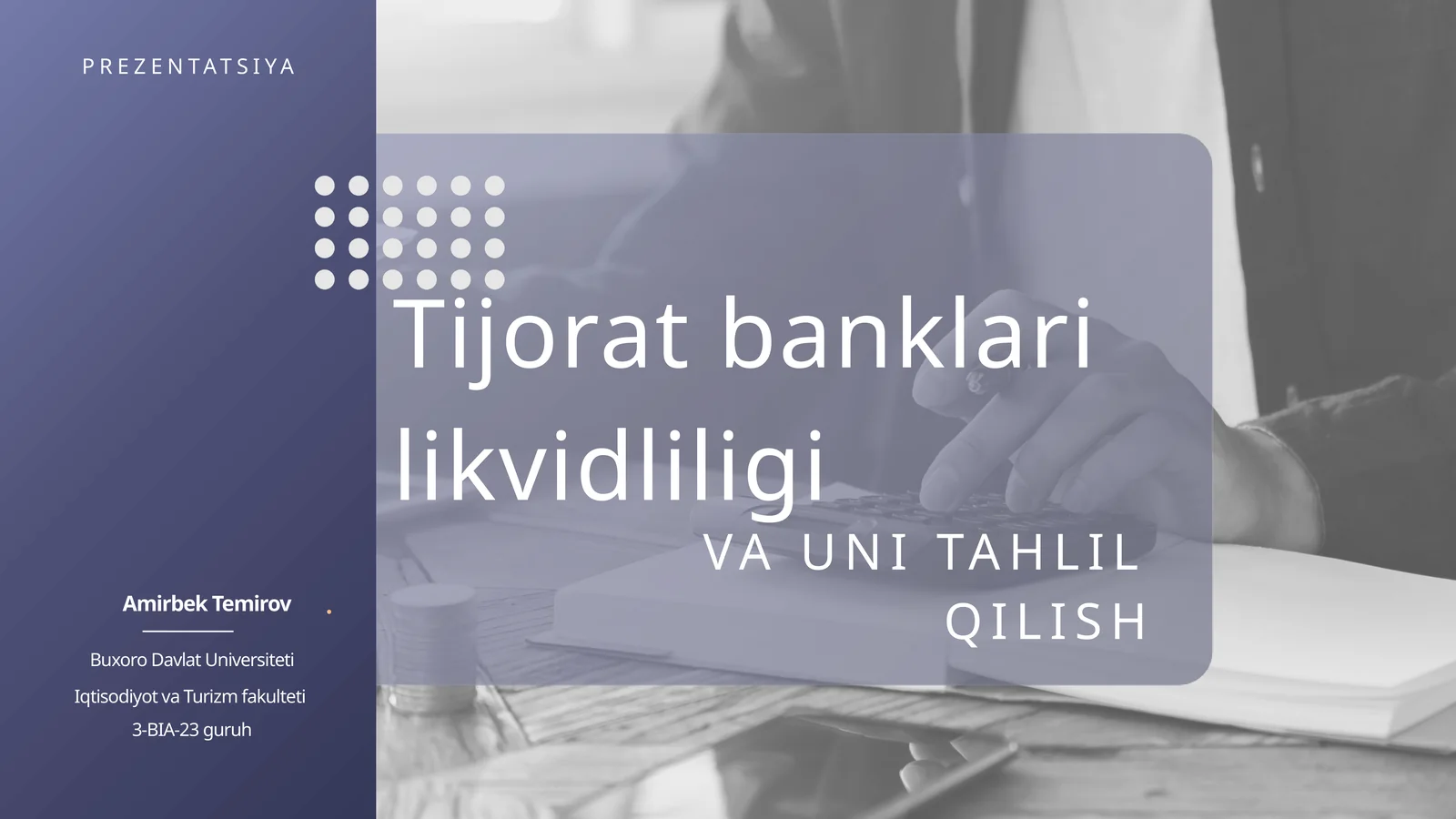 Bank likvidliligi pptx