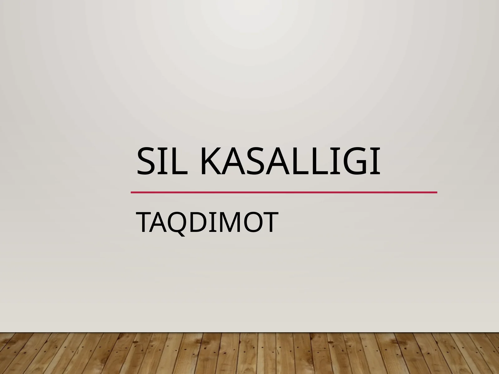 Sil Kasalligi